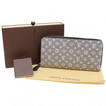 Louis Vuitton Monogram Idylle M63010 Grey Small Ladies Wallet