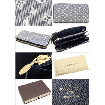 Louis Vuitton Monogram Idylle M63010 Grey Small Ladies Wallet