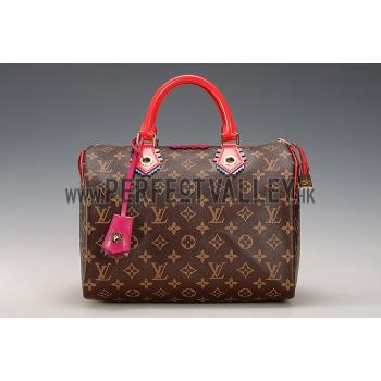 Louis Vuitton Monogram Totem Speedy Flamingo