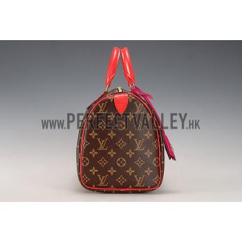 Louis Vuitton Monogram Totem Speedy Flamingo