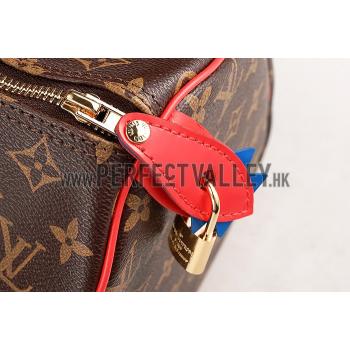 Louis Vuitton Monogram Totem Speedy Flamingo