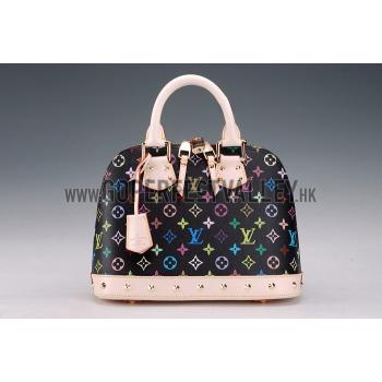 Louis Vuitton Black Murakami Alma PM