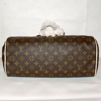 Replica Quality Louis Vuitton Monogram Canvas M95566 Brown Canvas Large Bag