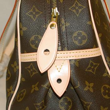 Replica Quality Louis Vuitton Monogram Canvas M95566 Brown Canvas Large Bag