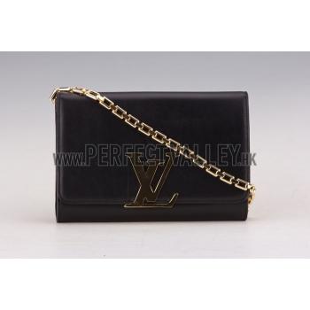 Louis Vuitton Chain Louise Clutch Black