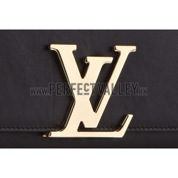 Louis Vuitton Chain Louise Clutch Black