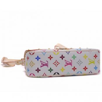 Louis Vuitton Monogram Multicolore M92661 White Cross Body Bag Ladies HM03818