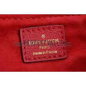 Replica Louis Vuitton Monogram Kimono Shoulder Bag Dark Red