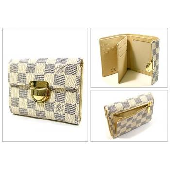 Louis Vuitton Damier Canvas N60013 White Small Ladies Bag