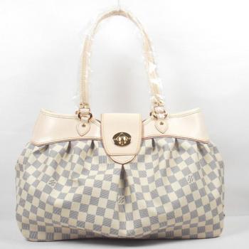 Louis Vuitton Damier Canvas N45718 White Large Cross Body Bag