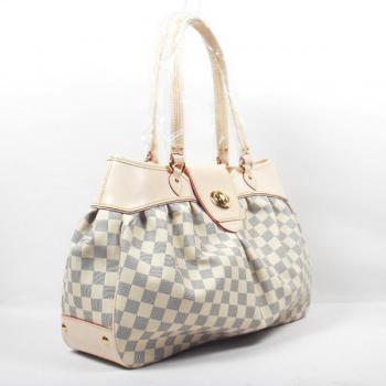 Louis Vuitton Damier Canvas N45718 White Large Cross Body Bag