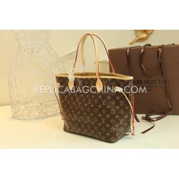 Louis Vuitton Monogram Brown Handbag Calfskin HM03976