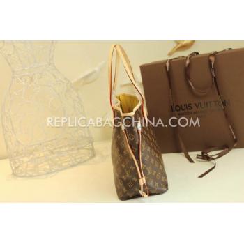 Louis Vuitton Monogram Brown Handbag Calfskin HM03976