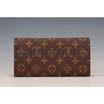 Replica Louis Vuitton Emilie Wallet Fuchsia