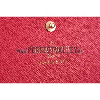 Replica Louis Vuitton Emilie Wallet Fuchsia