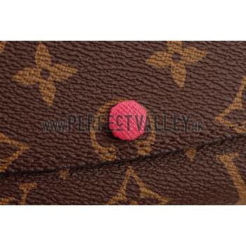 Replica Louis Vuitton Emilie Wallet Fuchsia