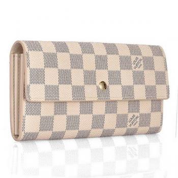 Louis Vuitton Damier Canvas M61215 White Canvas Small Replica