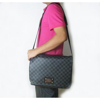 Louis Vuitton Damier Canvas N51218 Grey Canvas Messenger Bag