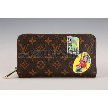 Louis Vuitton Cindy Sherman Print Zippy Wallet