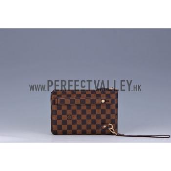 Louis Vuitton Damier Mini iPad Clutch with Hand Strap