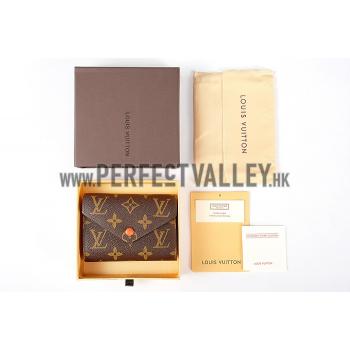 Louis Vuitton Monogram Canvas Compact Curieuse Wallet Orange 18926999 Replica