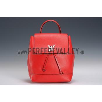 Louis Vuitton Lockme Backpack Red 18926714