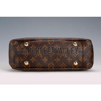 Replica Louis Vuitton Monogram Pallas BB Dark Red PM Bag