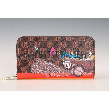 Louis Vuitton Damier Ebene Evasion Zippy Wallet