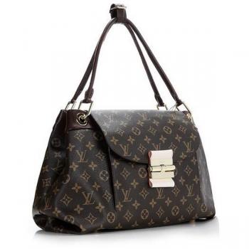 Louis Vuitton Monogram Canvas M40580 Cow Leather Cross Body Bag Ladies