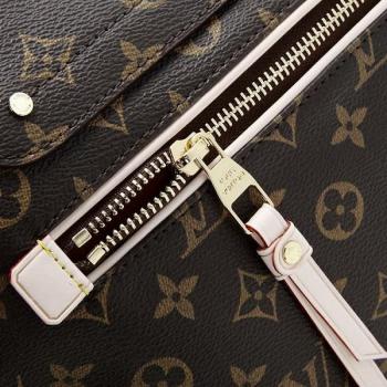 Louis Vuitton Monogram Canvas M40580 Cow Leather Cross Body Bag Ladies