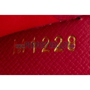 Louis Vuitton Damier Paillettes Wallet Red