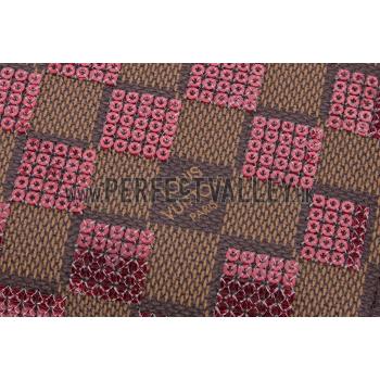 Louis Vuitton Damier Paillettes Wallet Red