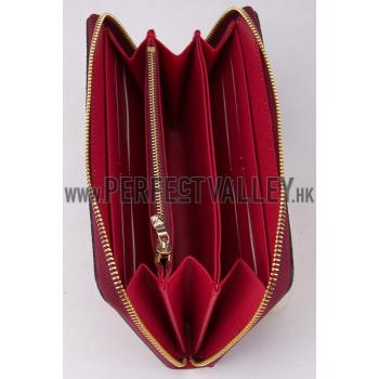 Louis Vuitton Damier Paillettes Wallet Red