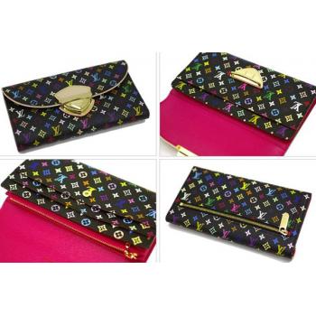 Louis Vuitton Monogram Multicolore M93738 Small Wallet Ladies