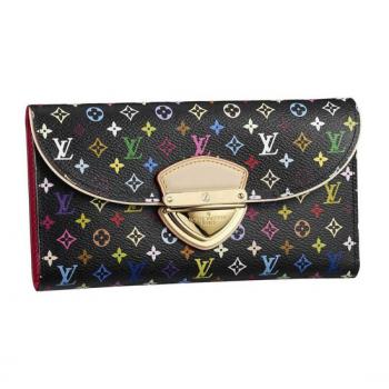 Louis Vuitton Monogram Multicolore M93738 Small Wallet Ladies