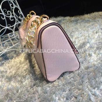 Louis Vuitton Shoulder Bag Handbag Pink Calfskin Replica