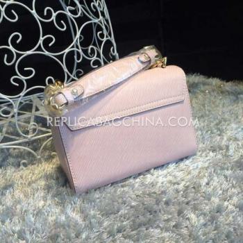 Louis Vuitton Shoulder Bag Handbag Pink Calfskin Replica