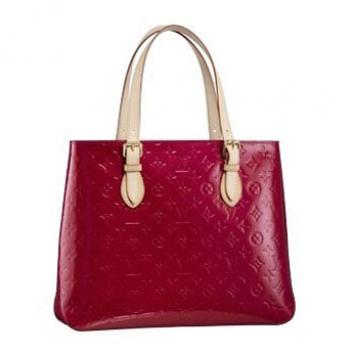 Louis Vuitton Monogram Vernis M91989 Red Large Ladies Bags