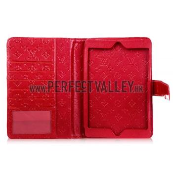 Louis Vuitton Vernis Mini iPad Wallet Case Red