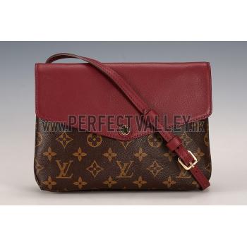 Louis Vuitton Monogram Twinset Dark Red