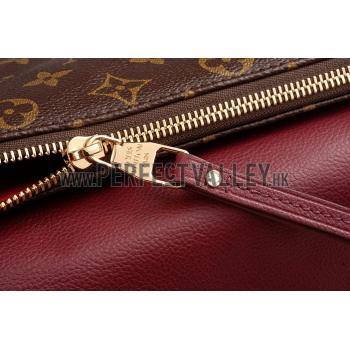 Louis Vuitton Monogram Twinset Dark Red