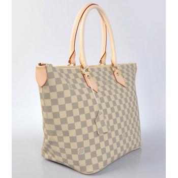 Louis Vuitton Damier Canvas N51185 White Large Cross Body Bag Replica