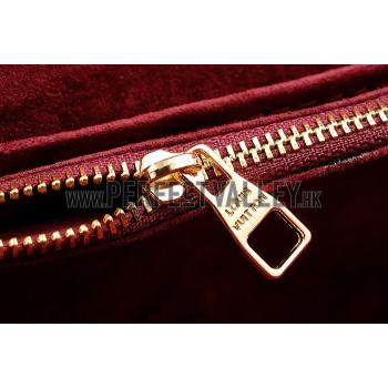 Cheap Louis Vuitton Pallas Chain Bag Dark Red 608252