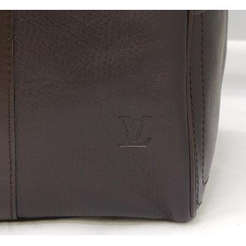 Replica Louis Vuitton Utah Leather M92993 Coffee Cow Leather Mens Bags