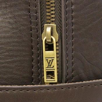 Replica Louis Vuitton Utah Leather M92993 Coffee Cow Leather Mens Bags