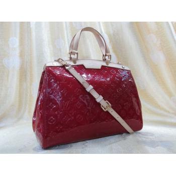 Replica Louis Vuitton Monogram Vernis M91616 Red Enamel Large Bags