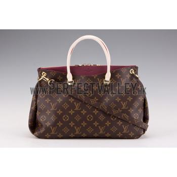 Louis Vuitton Monogram Pallas Dark Red GM