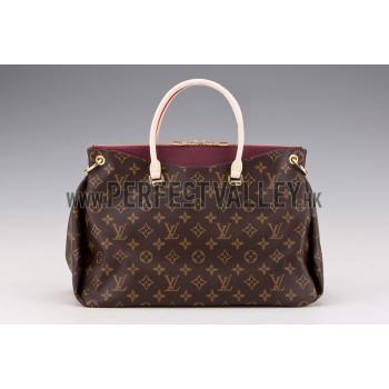 Louis Vuitton Monogram Pallas Dark Red GM