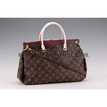 Louis Vuitton Monogram Pallas Dark Red GM