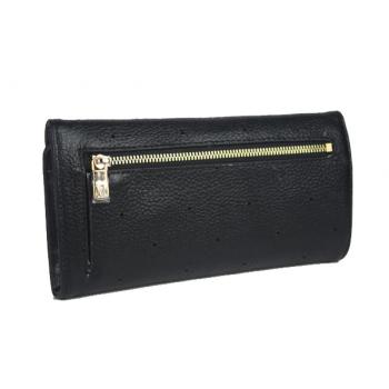 Louis Vuitton Mahina Leather M95550 Black Wallet Ladies